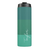 Gepersonaliseerde naam Modern Eenvoudig en Trendy Thermosbeker (Voorkant)