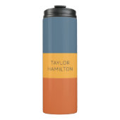 Gepersonaliseerde naam Modern Eenvoudig en Trendy Thermosbeker (Voorkant)