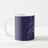 Gepersonaliseerde naam Modern Gift Koffiemok (Links)