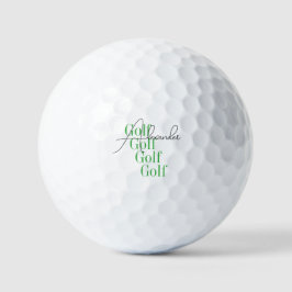 Gepersonaliseerde naam Modern Minimal Golfballen