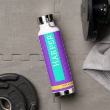 Gepersonaliseerde naam Modern Paarse