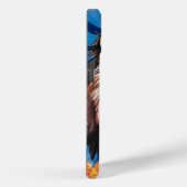 Gepersonaliseerde naam Moderne Waterverf leeuw Case-Mate iPhone Case (Achterkant / Rechts)