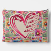 Gepersonaliseerde naam Moeder Kinder bloemen overa Etui (Voorkant)