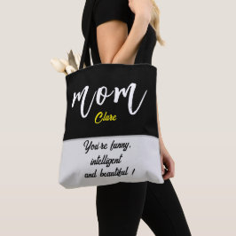 gepersonaliseerde naam Moederdag en meer Tote Bag