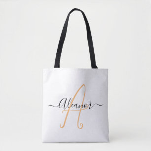 Gepersonaliseerde naam Moeder's stijlvolle cadeau Tote Bag