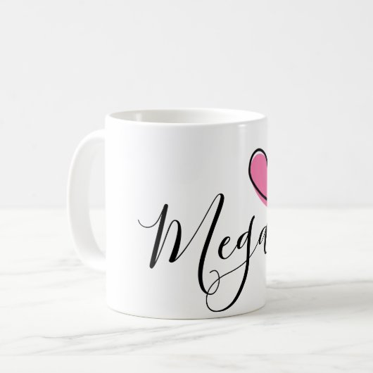 gepersonaliseerde naam mok (Voorkant links)