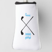 Gepersonaliseerde naam Monogram Golf Club Golfheadcover (Draai 90)