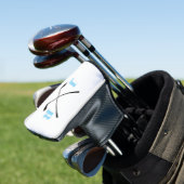 Gepersonaliseerde naam Monogram Golf Club Golfheadcover (Insitu)