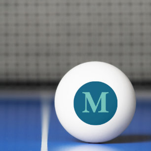 Gepersonaliseerde naam Monogram Ping Pong Ball