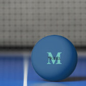 Gepersonaliseerde naam Monogram Ping Pong Ball (Net)