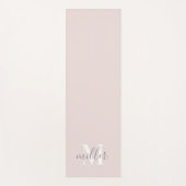 Gepersonaliseerde naam monogram yogamat (Voorkant)