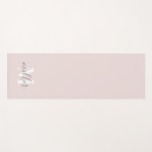 Gepersonaliseerde naam monogram yogamat (Voorkant (horizontaal))