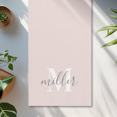 Gepersonaliseerde naam monogram yogamat