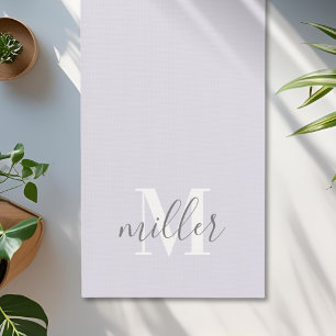 Gepersonaliseerde naam monogram yogamat