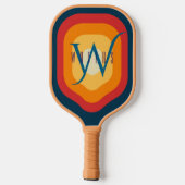 Gepersonaliseerde naam Monogrammed Initiaal Bewerk Pickleball Paddle (Achterkant)