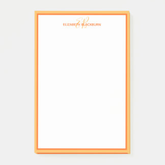 Gepersonaliseerde naam Monogrammed Initialen Sinaa Post-it® Notes