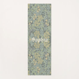 Gepersonaliseerde naam Morris Foliage Patroon Yoga Yogamat