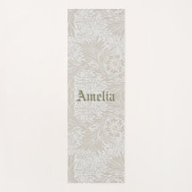Gepersonaliseerde naam Morris Foliage Patroon Yoga