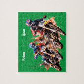Gepersonaliseerde naam Motorcross Puzzel (Verticaal)