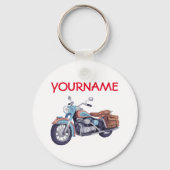Gepersonaliseerde NAAM  Motorfiets Sleutelhanger (Voorkant)