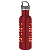 Gepersonaliseerde naam Multi-culturele kinderen le Waterfles (Achterkant)