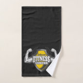 Gepersonaliseerde NAAM Musea Fitness Trainer Gym Bad Handdoek (Handdoek)