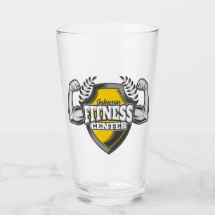Gepersonaliseerde NAAM Musea Fitness Trainer Gym Glas