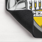 Gepersonaliseerde NAAM Musea Fitness Trainer Gym Muismat (Hoek)