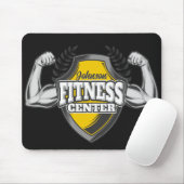 Gepersonaliseerde NAAM Musea Fitness Trainer Gym Muismat (Met muis)