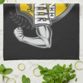 Gepersonaliseerde NAAM Musea Fitness Trainer Gym Theedoek (Gevouwen)