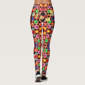 Gepersonaliseerde naam Natuur Leggings (Achterkant)