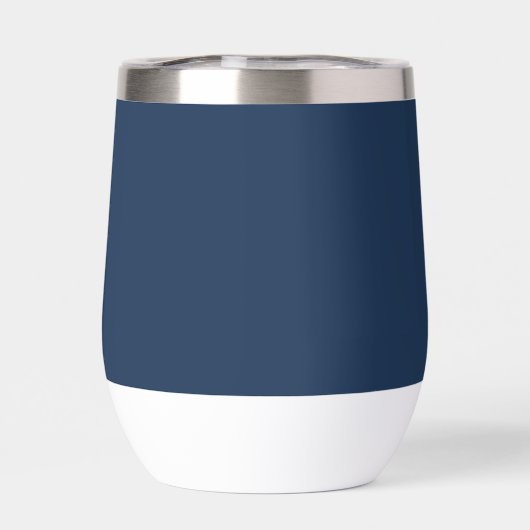 Gepersonaliseerde naam Navy Blue Script Monogram (Achterkant)