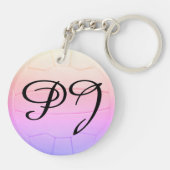 Gepersonaliseerde naam Netball Coach Sleutelhanger (Achterkant)