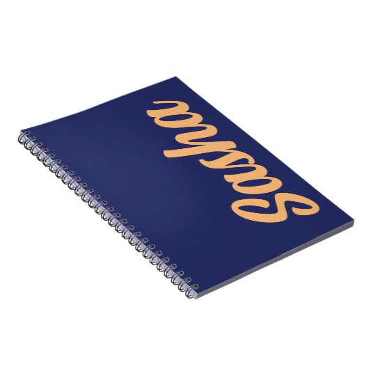 Gepersonaliseerde naam Notitieboek Schrijven Journ (Rechterzijde)