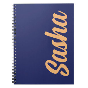 Gepersonaliseerde naam Notitieboek Schrijven Journ