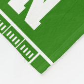 Gepersonaliseerde naam/nummer Football Gridiron Bo Fleece Deken (Hoek)