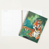Gepersonaliseerde naam Oerwoud TIger Planner (Display)