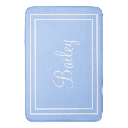 Gepersonaliseerde naam of initiaal badmat (Voorkant Verticaal)