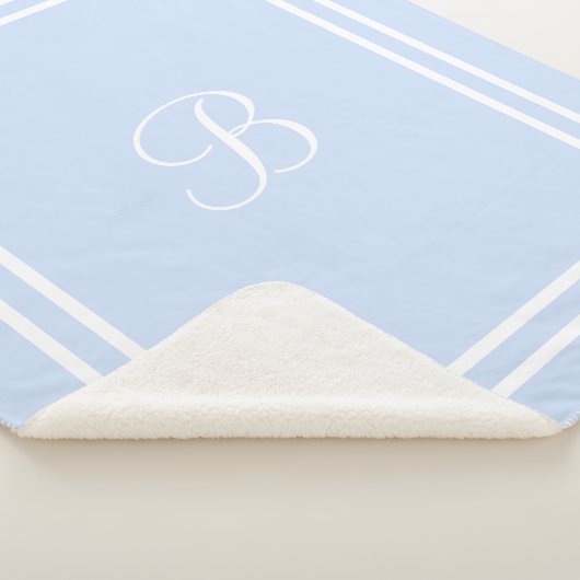 Gepersonaliseerde naam of initiaal sherpa Deken (3/4)