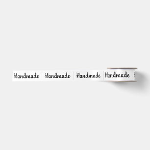 Gepersonaliseerde naam- of logolabels voor handgem satijnen lint
