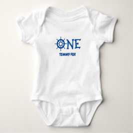 Gepersonaliseerde naam One Print Boat Whell Romper