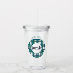 Gepersonaliseerde Naam Ontwerp Acryl Tumbler Drinkbeker
