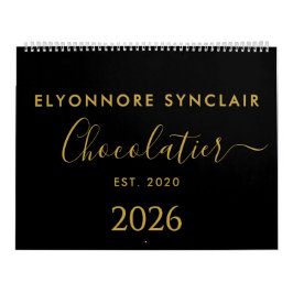 Gepersonaliseerde Naam Opgerichte Datum Chocoladef Kalender