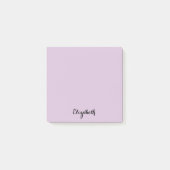 Gepersonaliseerde naam Paarse Home Kantoor Busines Post-it® Notes (Voorkant)