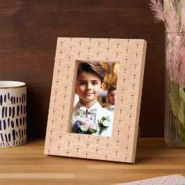 Gepersonaliseerde naam Palm Cross doop doopsel Gegraveerde Lijstjes