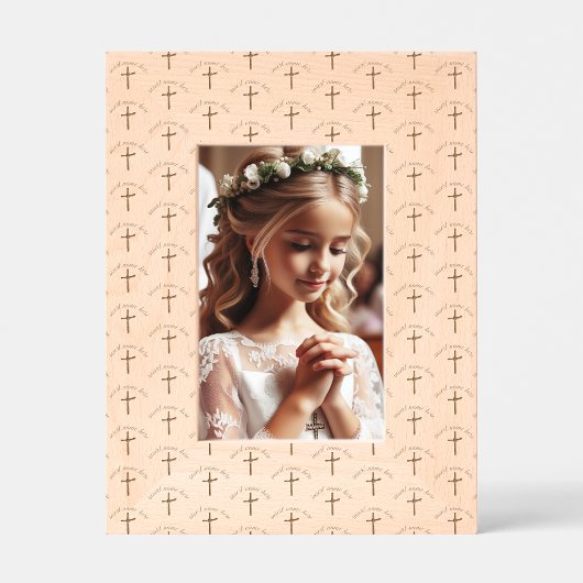 Gepersonaliseerde naam Palm Cross doop doopsel Gegraveerde Lijstjes