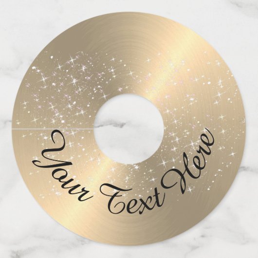 Gepersonaliseerde Naam Papier Wijnglas Labels (Achterkant)