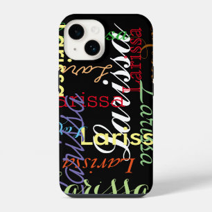 gepersonaliseerde naam patroon voor haar iPhone 14 hoesje