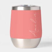 Gepersonaliseerde naam Peach Pink (Voorkant)