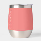 Gepersonaliseerde naam Peach Pink (Links)